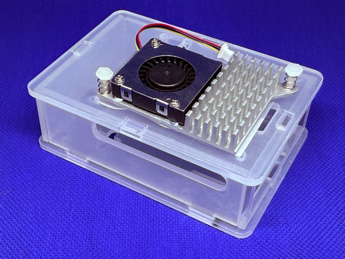 RasberryPi 5/4/3 Transparent/Translucent Case with ActiveCooler Fan